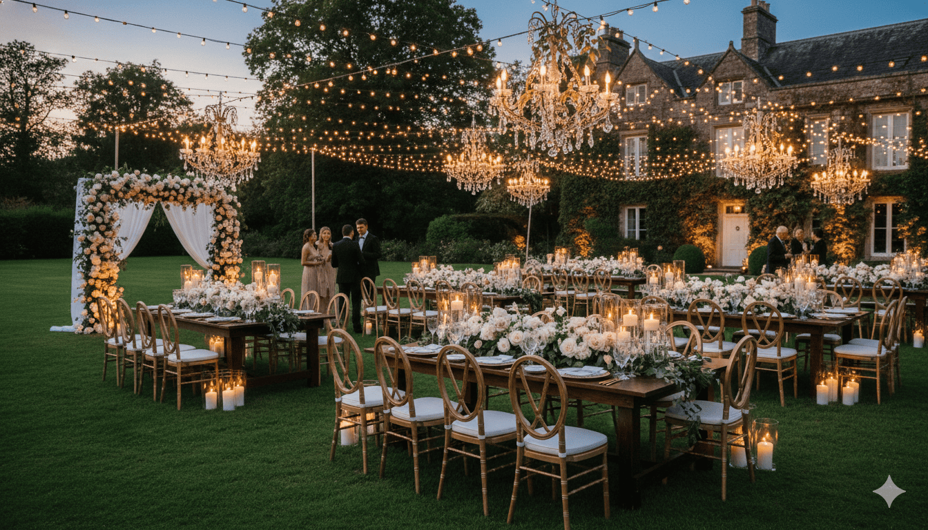 Wedding event décor and furniture